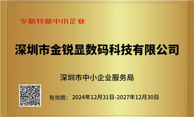 喜报！CQ9电子公司荣获专精特新中小企业认定